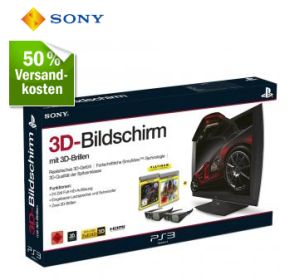 [REDCOON.DE] Preissenkung! 24″Sony 3D Bildschirm + 2x 3D Brillen (inkl. Killzone 3 + Gran Turismo 5) für nur noch 202,99 Euro inkl. Versand