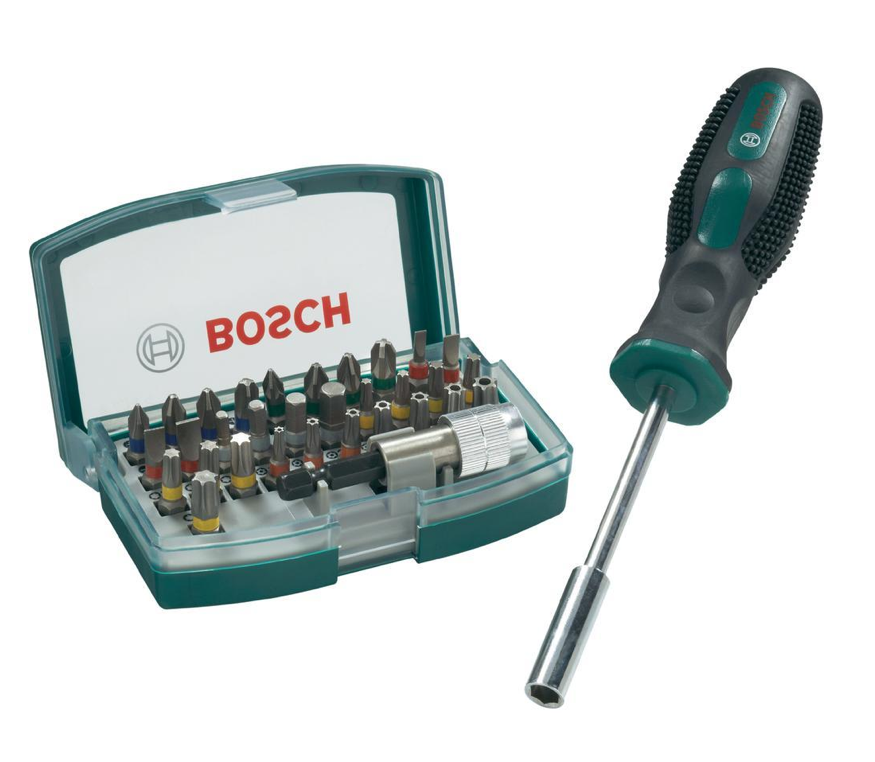 Bosch 32-tlg. Schrauberbit-Set mit Handschrauber nur 9,99 Euro inkl. Versand