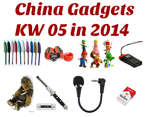 [CHINA GADGETS] Die besten ChinaGadgets und China-Schnäppchen aus KW 05/2014
