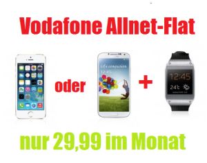 [HANDYTICK.DE] Update Vodafone Red XS Allnet-Flat für 29,99 pro Monat und iPhone 5S 16GB für nur 1,- Euro!