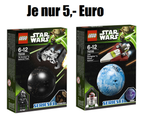 [KARSTADT.DE] LEGO Star Wars 75008 TIE Bomber & Asteroid Field oder 75006 Jedi Starfighter & Kamino für je nur 5,- Euro!