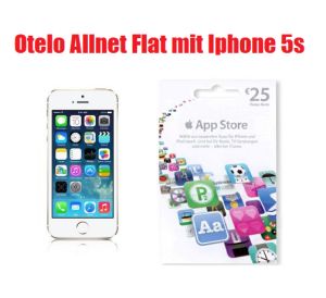 [LOGITEL] Update! Otelo Allnet-Flat XL (1GB Datenvolumen, Flat in alle Netze) nur 34,99 Euro im Monat inklusive iPhone 5S für 1,- Euro