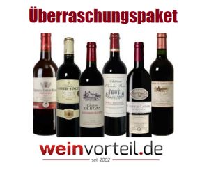 [WEINVORTEIL.DE] Wein Überraschungspaket “Bordeaux” (6 Flaschen) für nur 31,49 Euro inkl. Versandkosten!