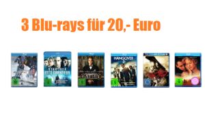 [AMAZON] Wieder neue Filme in der Amazon “3 Blu-Rays für 20,- Euro- Aktion”!