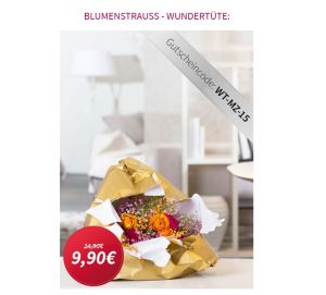 [MIFLORA.DE] Scheisse gebaut? Wuntertüte mit Blumen für nur 15,80 Euro inkl. Versand bei Miflora.de!