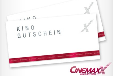 5 Kinogutscheine für 2D-Filme inkl. Zuschlägen in 29 CinemaxX Kinos in Deutschland für 35,50 Euro