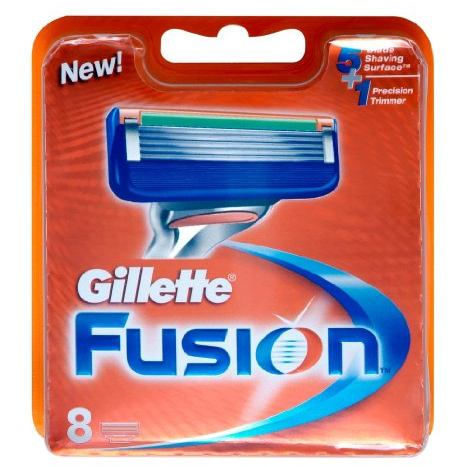 [AMAZON] Top! Gillette Fusion Ersatzklingen 8er-Pack nur £9,98 (bei 24 Stück hier 41,64 Euro – im Vergleich 60,- Euro)