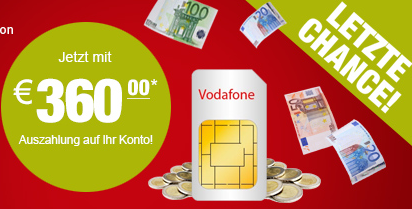 [LOGITEL] Heute letzter Tag! Vodafone Mobile Internet Flat 7,2 für effektiv nur 6,24 Euro pro Monat (normal 29,99)
