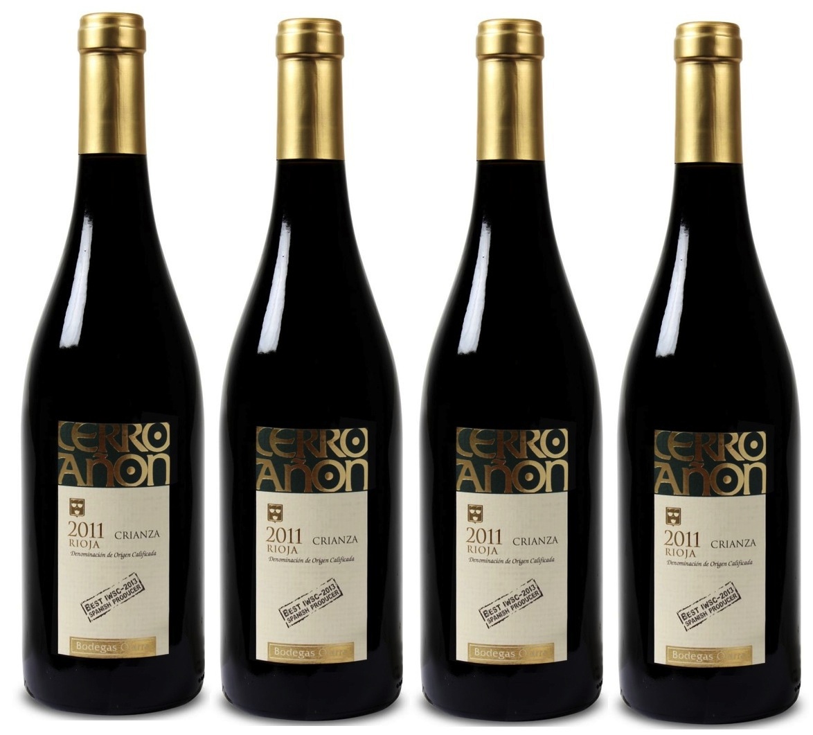 [WEINVORTEIL] Goldprämierter Riojas – 12 Flaschen Bodegas Olarra ‘Cerro Añon’ – Rioja DOCa Crianza für zusammen nur 51,38 Euro inkl. Lieferung