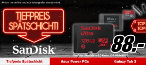 [MEDIA MARKT] Tiefpreis Spätschicht mit vielen reduzierten SanDisk Produkten – z.B. SanDisk SSD Extreme II mit 480GB für nur 199,- Euro!