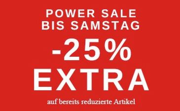 [ZALANDO] Endspurt! Zalando Power Sale mit tollen Rabatten – zusätzlich 25 % Rabatt auf bereits reduzierte Ware