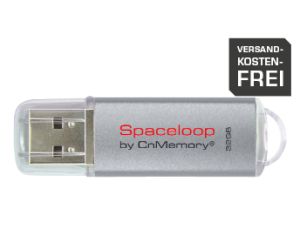 [SATURN] CNMemory 32GB Stick USB 2.0 Spaceloop Silver 85328 für nur 11,- Euro inkl. Versand!