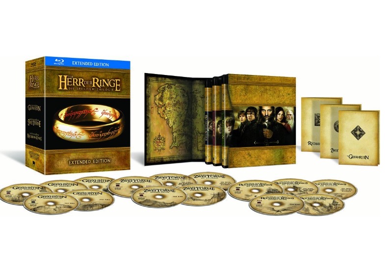 Mein Schatz! Der Herr der Ringe – Die Spielfilm Trilogie (Extended Edition) [Blu-ray] ab 32,99 Euro inkl. Versand