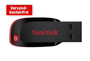 SANDISK Cruzer Blade SDCZ50-032G-B35 32 GB USB Flash-Laufwerk für nur 9,- Euro inkl. Versand