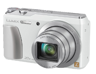 Panasonic Lumix DMC-TZ55 EG-K Digitalkamera in weiss für nur 149,- Euro bei Media Markt!