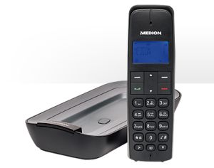DECT Telefon + integr. Anrufbeantworter MEDION LIFE E63063 MD 84058 für nur 9,95 Euro inkl. Versand