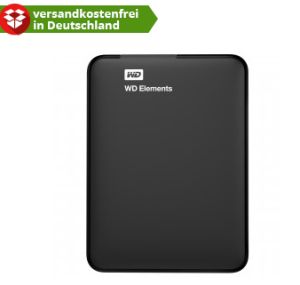 Western Digital Elements Portable 2 TB externe Festplatte mit USB 3.0 für nur 85,- Euro!