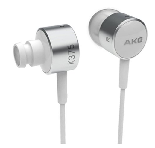 AKG Premium In-Ear Kopfhörer mit Apple iPhone Steuerung und Mikrofon Aluminium Gehäuse weiß für nur 34,20 Euro inkl. Versand