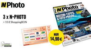 Top! Miniabo mit 3 Ausgaben der NPhoto effektiv mit 10 Cent Gewinn lesen!