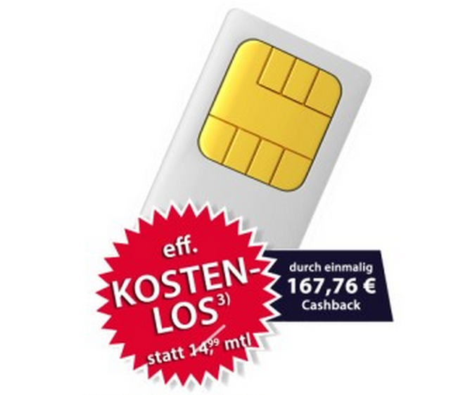 mobilcom-debitel Flat M Internet Tarif effektiv kostenlos durch 167,76 Euro Einmalauszahlung