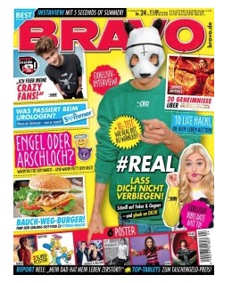 Die Zeitschrift “Bravo” jetzt 14 Monate lang für effektiv nur 6,80 lesen – statt normal 46,80 Euro