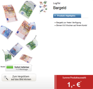 Wieder da! Der Schnäppchentarif von Logitel im Telekom Netz mit mtl. 100 Minuten + 3000 SMS + Internet-Flat für nur 1,99 Euro!