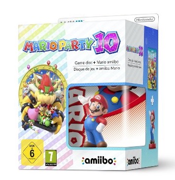 Mario Party 10 + Mario amiibo (Wii U) für nur 28,- Euro inkl. Versand