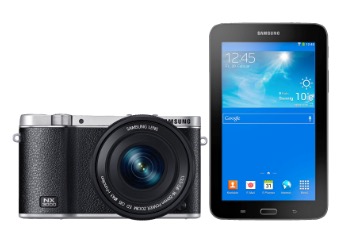 Samsung NX 3000+16-50mm inkl. Galaxy Tab 3 7” Lite für nur 274,- Euro