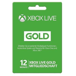 Microsoft XBox Live Gold 12 Monate Mitgliedschaft für nur 25,99 Euro inkl. Versand