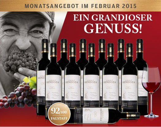 Spitzenwein! 12er Karton Enrique Mendoza Reserva 2011 für nur 89,90 Euro inkl. Versand