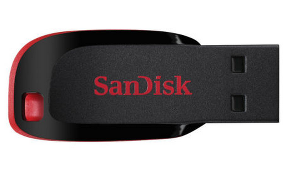 SANDISK Cruzer Blade USB 2.0 Stick mit 32 GB für nur 9,90 Euro inkl. Versand