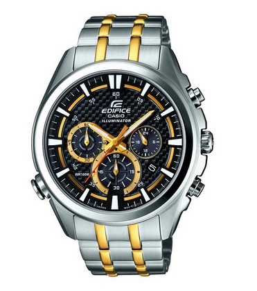 Casio Herren-Armbanduhr XL Edifice EFR-537SG-1AVEF für nur 123,99 Euro