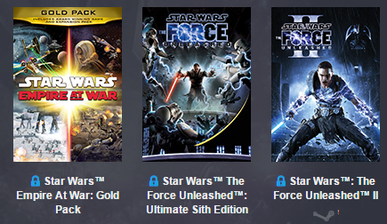Humble Star Wars Bundle: u.A. mit The Force Unleashed 1 und 2