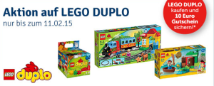 Top! 30% Rabatt auf LEGO Duplo bei MyToys + Neukundengutschein + 10,- Euro Gutschein für den nächsten Einkauf!