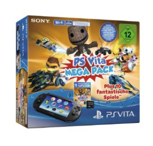Wieder bestellbar! Sony PlayStation Vita WiFi Konsole im Megapack mit 10 Spielen für nur 93,51 Euro inkl. Versand!