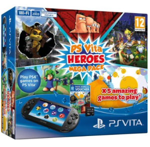 Sony PlayStation Vita WiFi Konsole im Megapack “Heroes” für nur 124,97 Euro inkl. Versand!