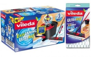 Vileda 141791 EasyWring Ultramat Set, Wischmop + PowerSchleuder + Gratis Bezug für nur 39,90 Euro inkl. Versand