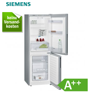 Siemens KG33VUL30 Kühlgefrierkombination, Eff. A++, 288 l für nur 349,- Euro inkl. Versand