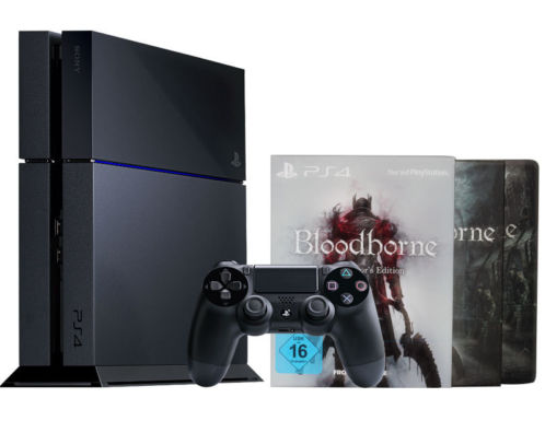 Super! Sony Playstation 4 500 GB in schwarz + Bloodborne Collector´s Edition für nur 379,90 Euro inkl. Versand