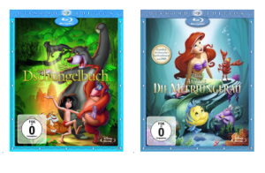 Saturn/Amazon Das Dschungelbuch (Diamond Edition 2013) oder Arielle, die Meerjungfrau (Diamond Edition) auf Blu-ray für je 9,99 Euro!