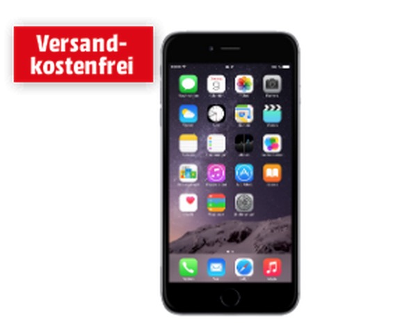 APPLE iPhone 6 Plus 64 GB in schwarz oder weiß 749,- Euro inkl. Versand