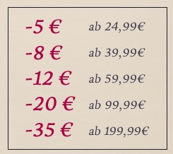 Bei Tom Tailor bis zu 35,- Euro Rabatt auf Warenwert – nicht auf reduzierte Ware