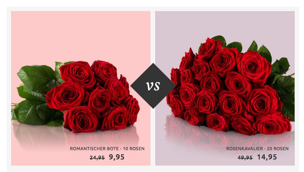 Strauß mit 20 Red Naomi Rosen bei Miflora für nur 19,90 Euro frei Haus – oder 10 Stück für 14,90 Euro