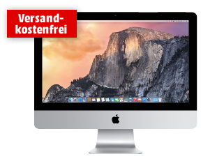 Apple iMac 21,5″, 1,4 GHz, 500 GB HDD, 8 GB nur 888,- Euro inkl. Versand