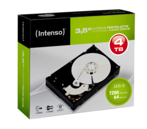 Interne Festplatte Intenso 4TB, SATA 6Gb/s (6513123) 3,5″ für nur 99,90 Euro bei Ebay!