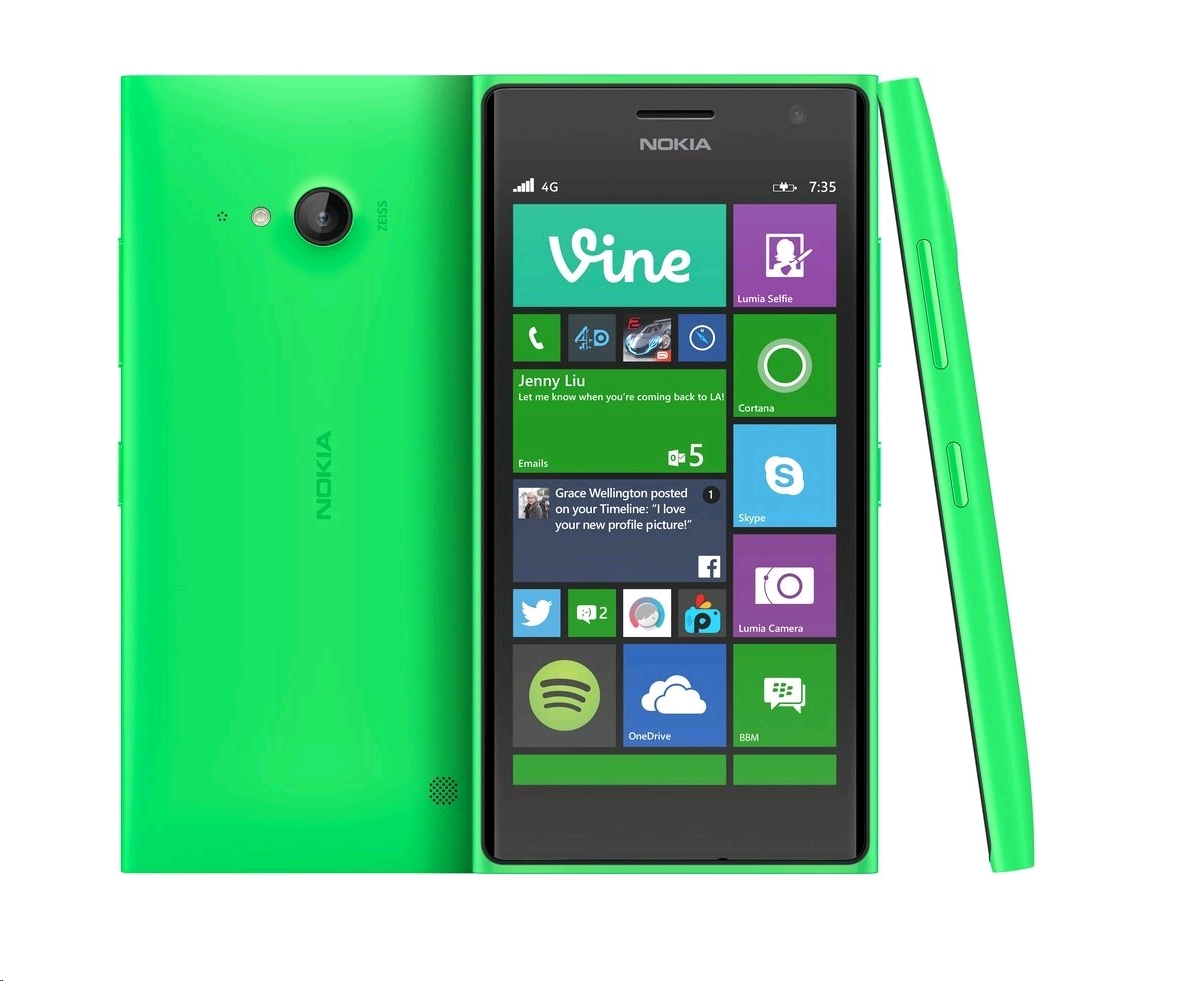 Nokia Lumia 735 4G Smartphone in grün für nur 134,99 Euro inkl. Versand