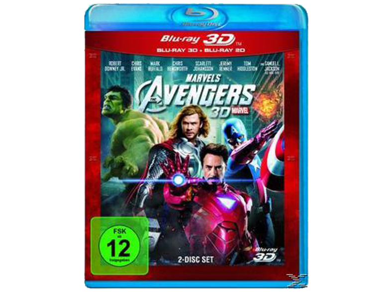 Knaller! Marvel’s The Avengers [3D Blu-ray] bei Saturn nur 8,99 Euro inkl. Filialversand