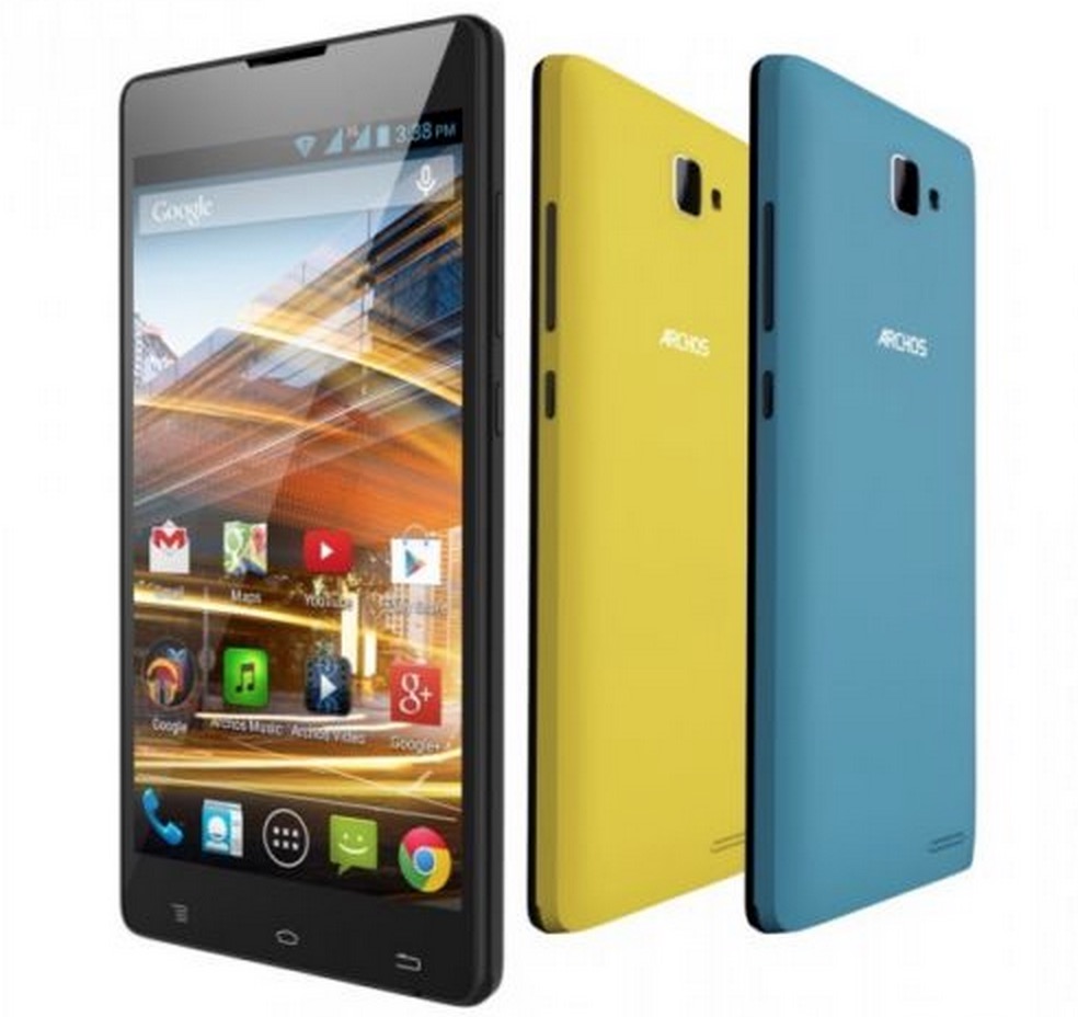 Archos 50 Neon 12,7cm (5″) Smartphone mit farbigen Wechselcovern für nur 79,90 Euro inkl. Versand