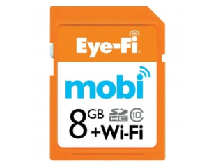 Eye-Fi Mobi Speicherkarte SDHC Card 8GB + Wifi für nur 14,- Euro inkl. Versand bei Comtech!