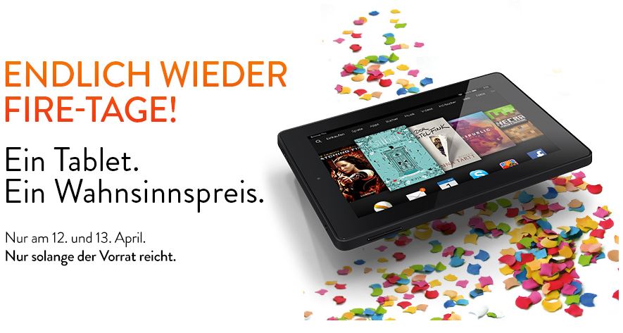 Tipp! Kindle Fire HD 7 Tablet (8GB) bei Amazon für nur 79,- Euro – auch andere Varianten günstiger!
